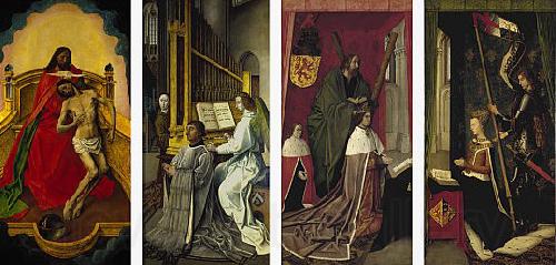 Hugo van der Goes The Trinity Altarpiece